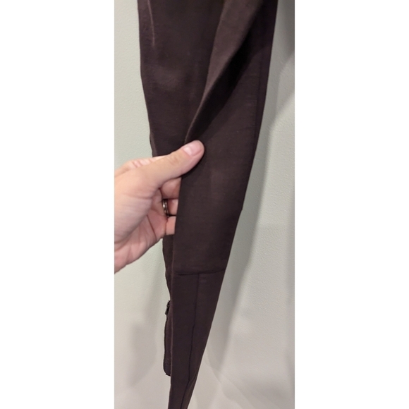 Eileen Fisher Brown Rayon Nylon Spandex Riding Equestrian Pants Size Medium - Picture 3 of 8